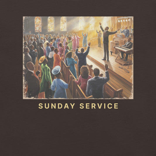 Sunday Service T-Shirt - Bold Black Apparel