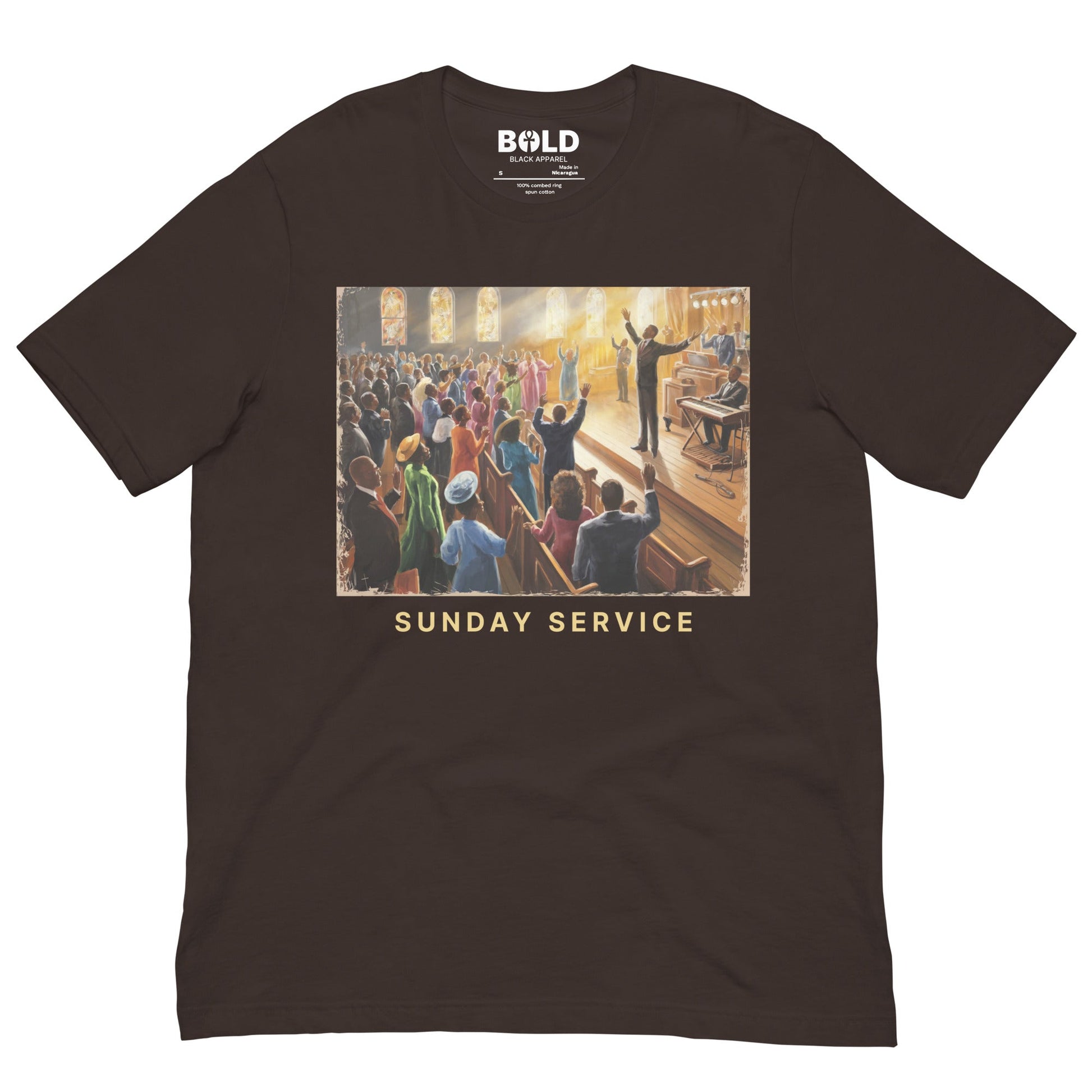 Sunday Service T-Shirt - Bold Black Apparel