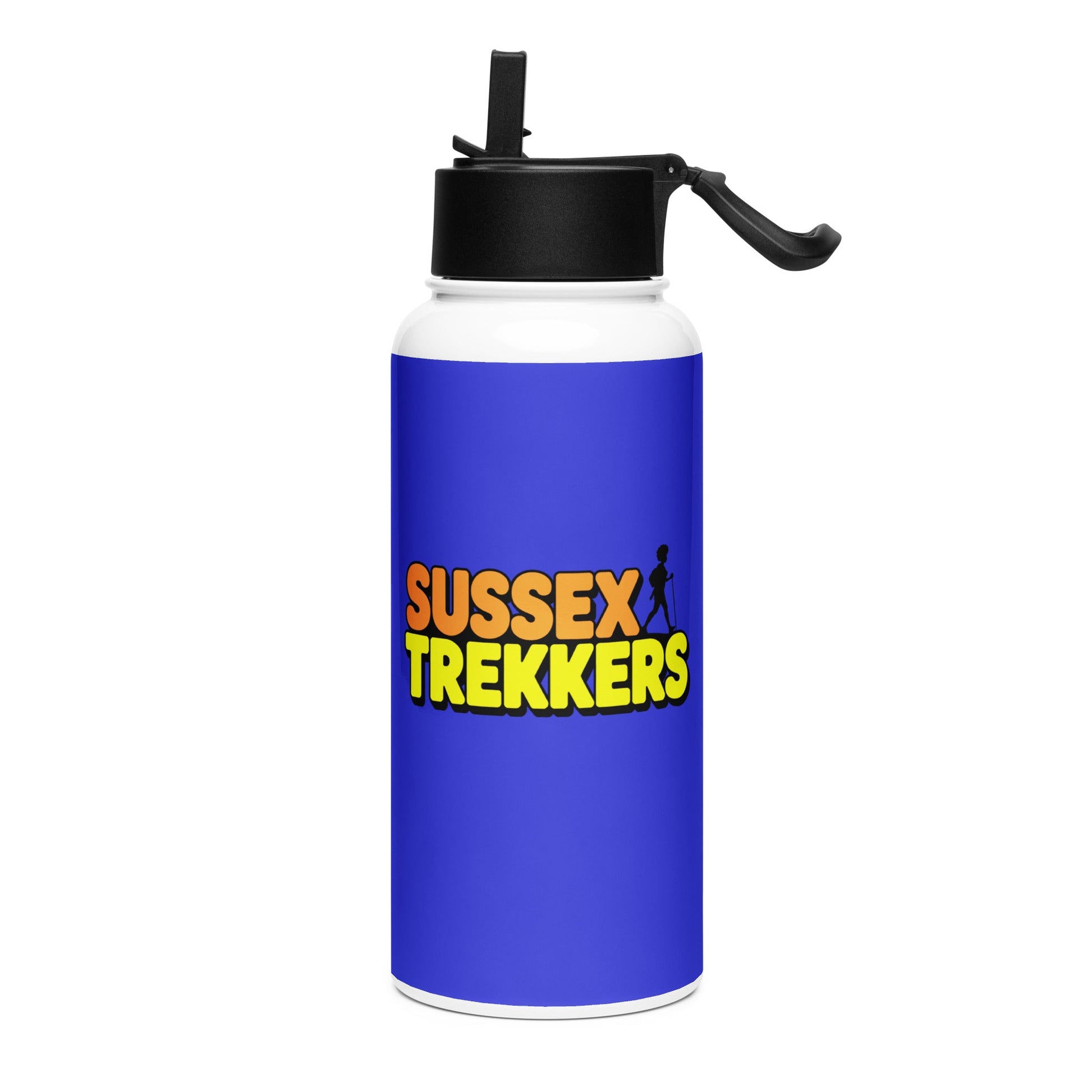 Sussex Trekkers Stainless Steel Water Bottle - Bold Black Apparel
