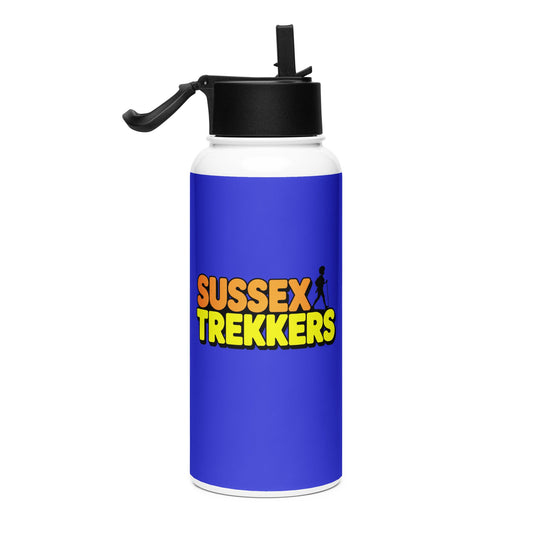 Sussex Trekkers Stainless Steel Water Bottle - Bold Black Apparel