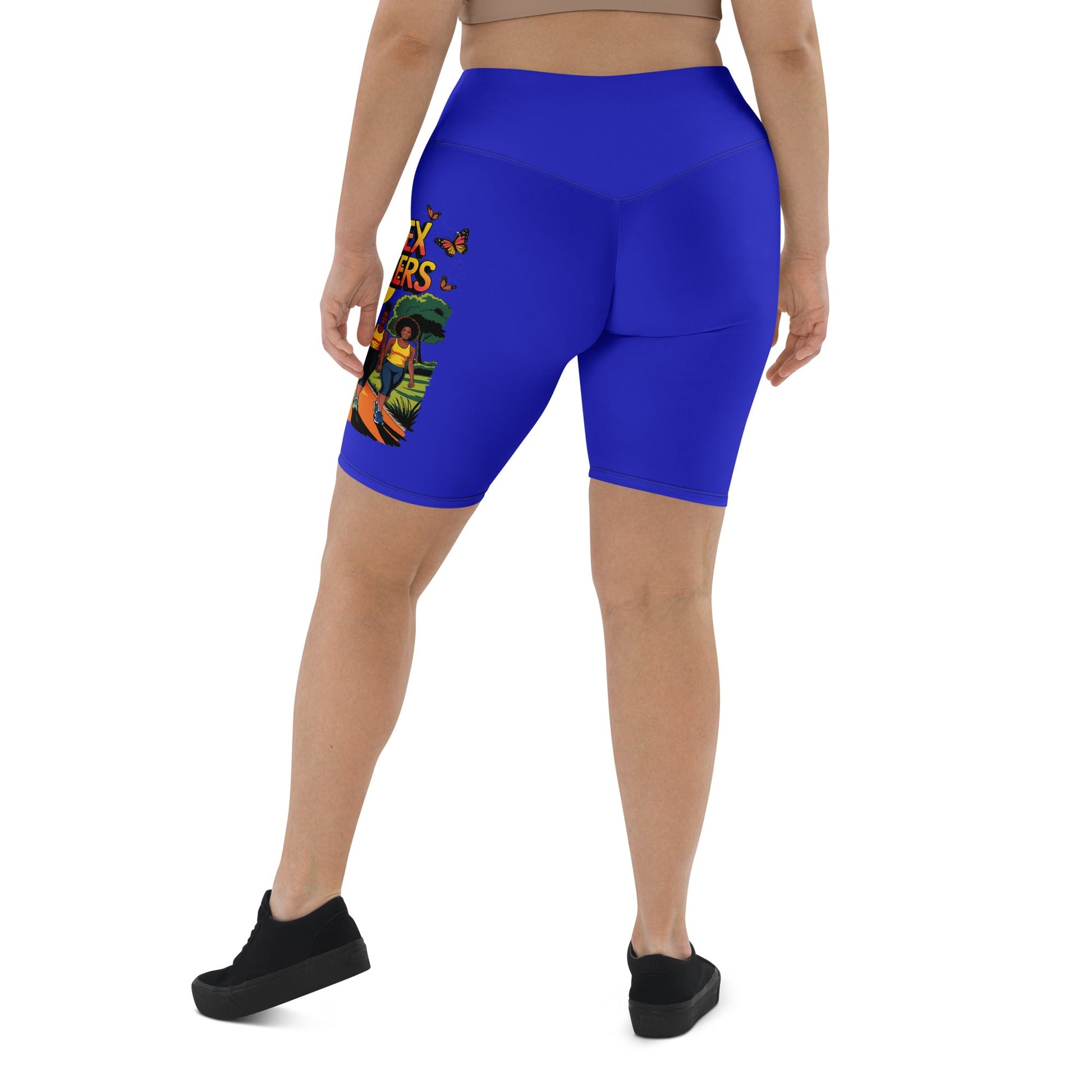 Sussex Trekkers Trail Biker Shorts - Bold Black Apparel
