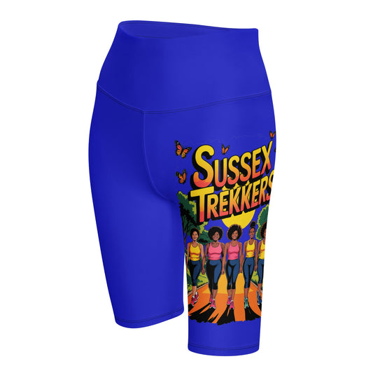 Sussex Trekkers Trail Biker Shorts - Bold Black Apparel