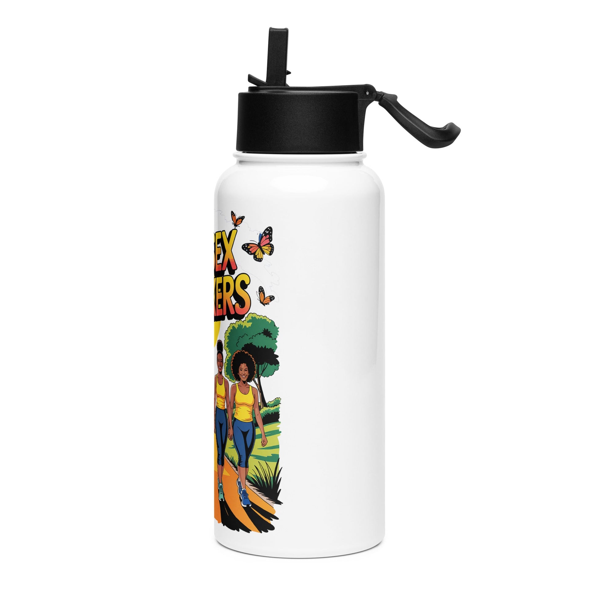 Sussex Trekkers Trail Stainless Steel Water Bottle - Bold Black Apparel