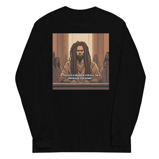 The Concept of Justice & Fairness Long Sleeve - Bold Black Apparel