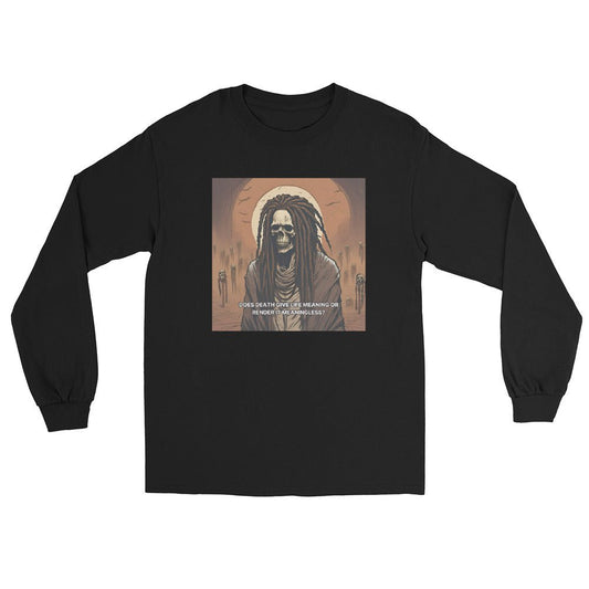 The Philosophy of Death & Mortality Long Sleeve - Bold Black Apparel