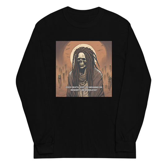 The Philosophy of Death & Mortality Long Sleeve - Bold Black Apparel
