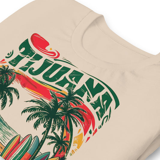 Tijuana Beach T-Shirt - Bold Black Apparel
