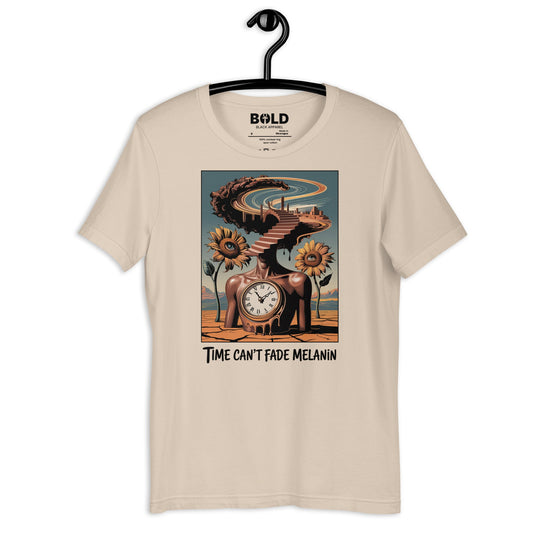 Time Can't Fade Melanin T-Shirt - Bold Black Apparel