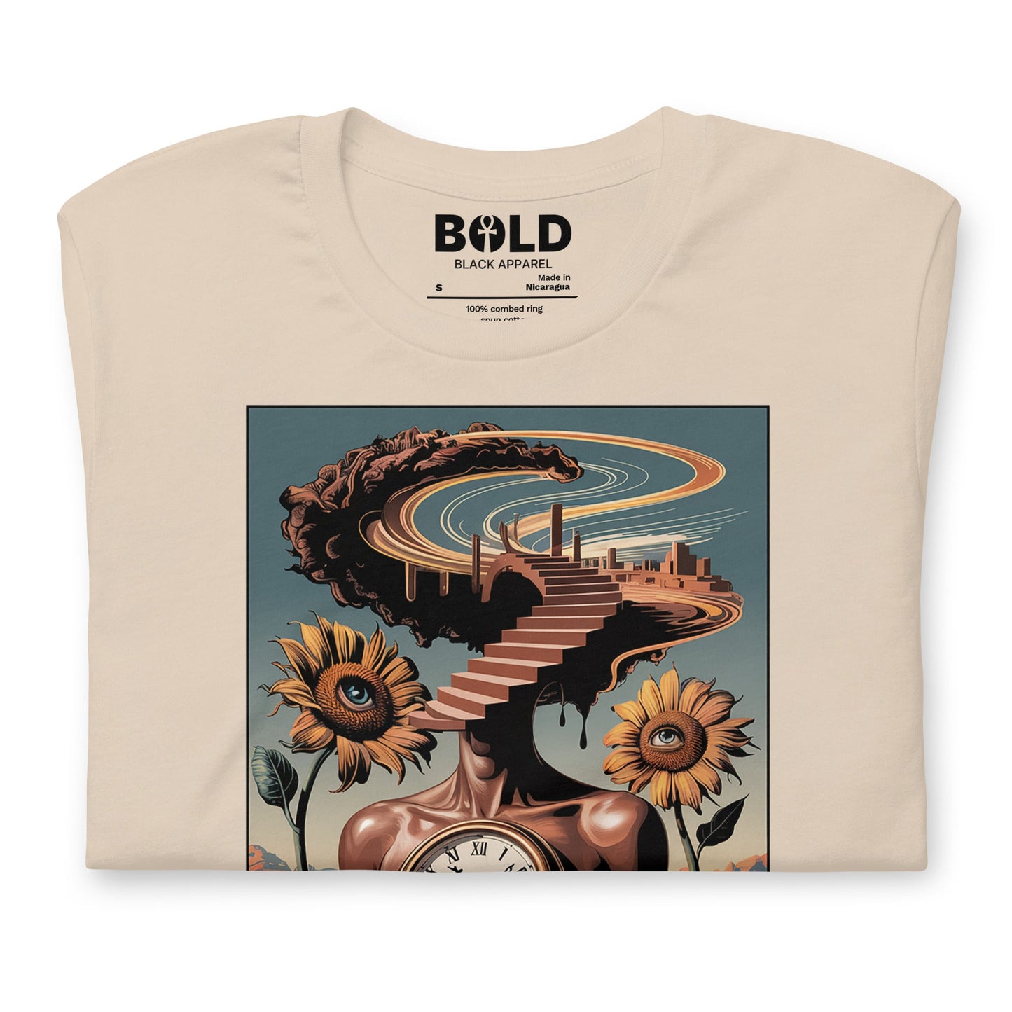 Time Can't Fade Melanin T-Shirt - Bold Black Apparel