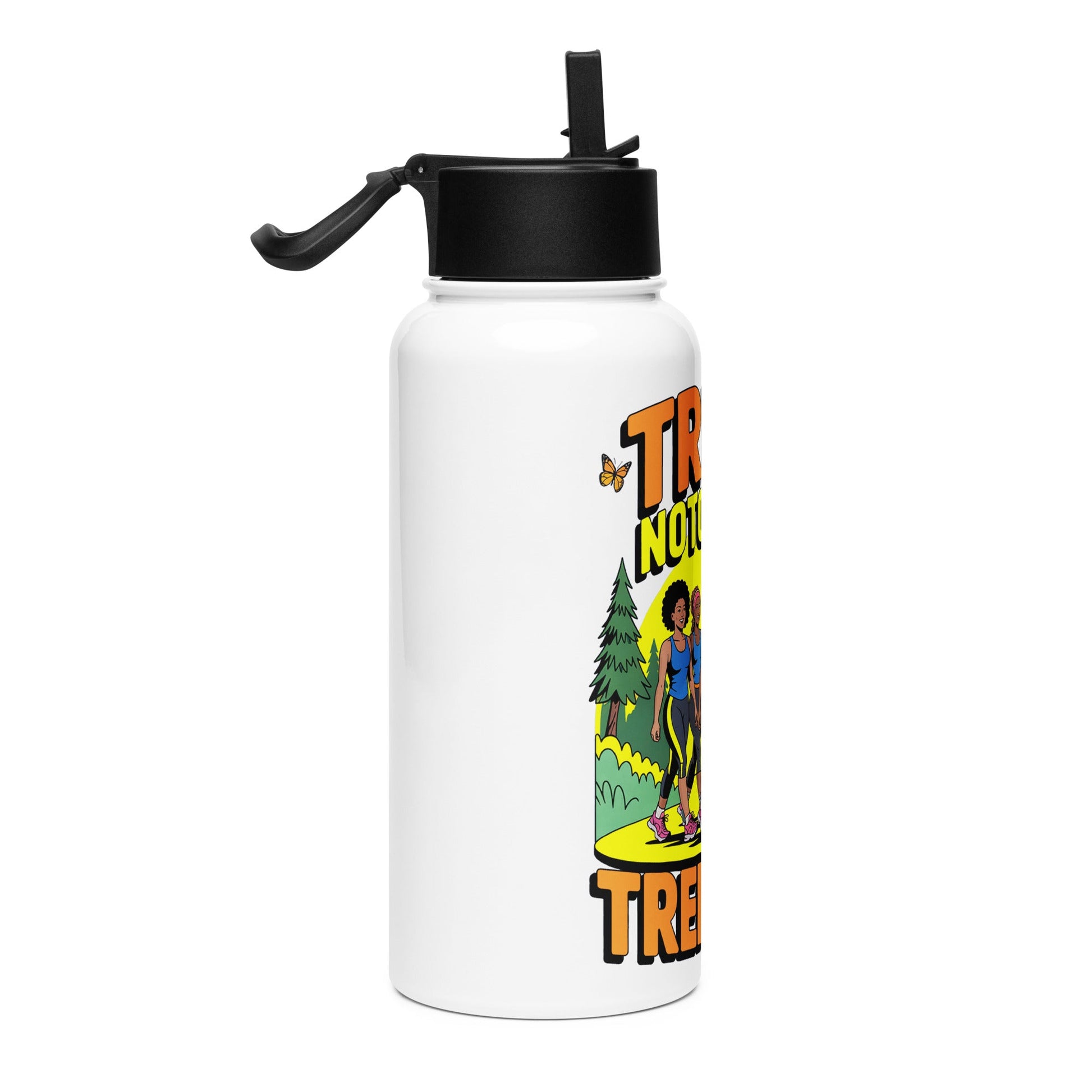 Triad Notorious Trekkers Hike Stainless Steel Water Bottle - Bold Black Apparel