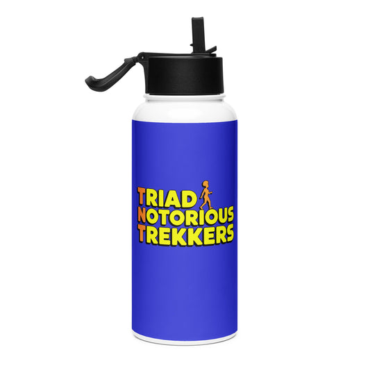 Triad Notorious Trekkers Stainless Steel Water Bottle - Bold Black Apparel