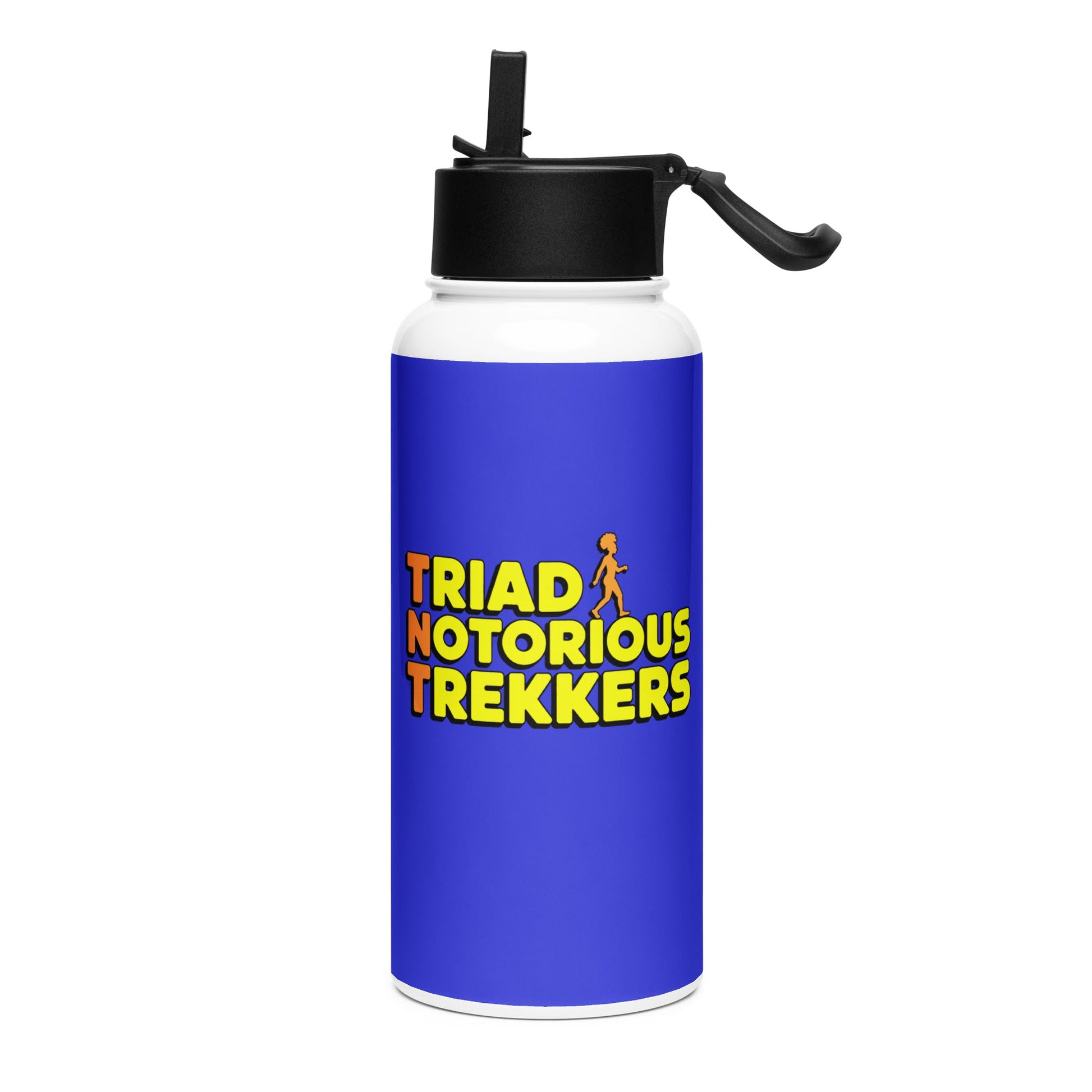Triad Notorious Trekkers Stainless Steel Water Bottle - Bold Black Apparel