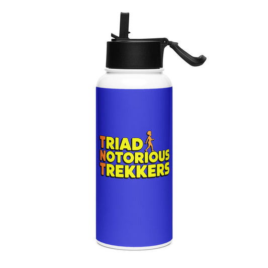 Triad Notorious Trekkers Stainless Steel Water Bottle - Bold Black Apparel