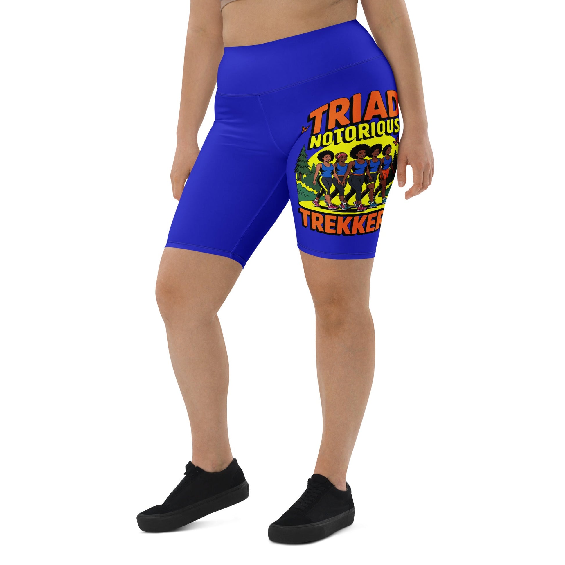 Triad Notorious Trekkers Trail Biker Shorts - Bold Black Apparel