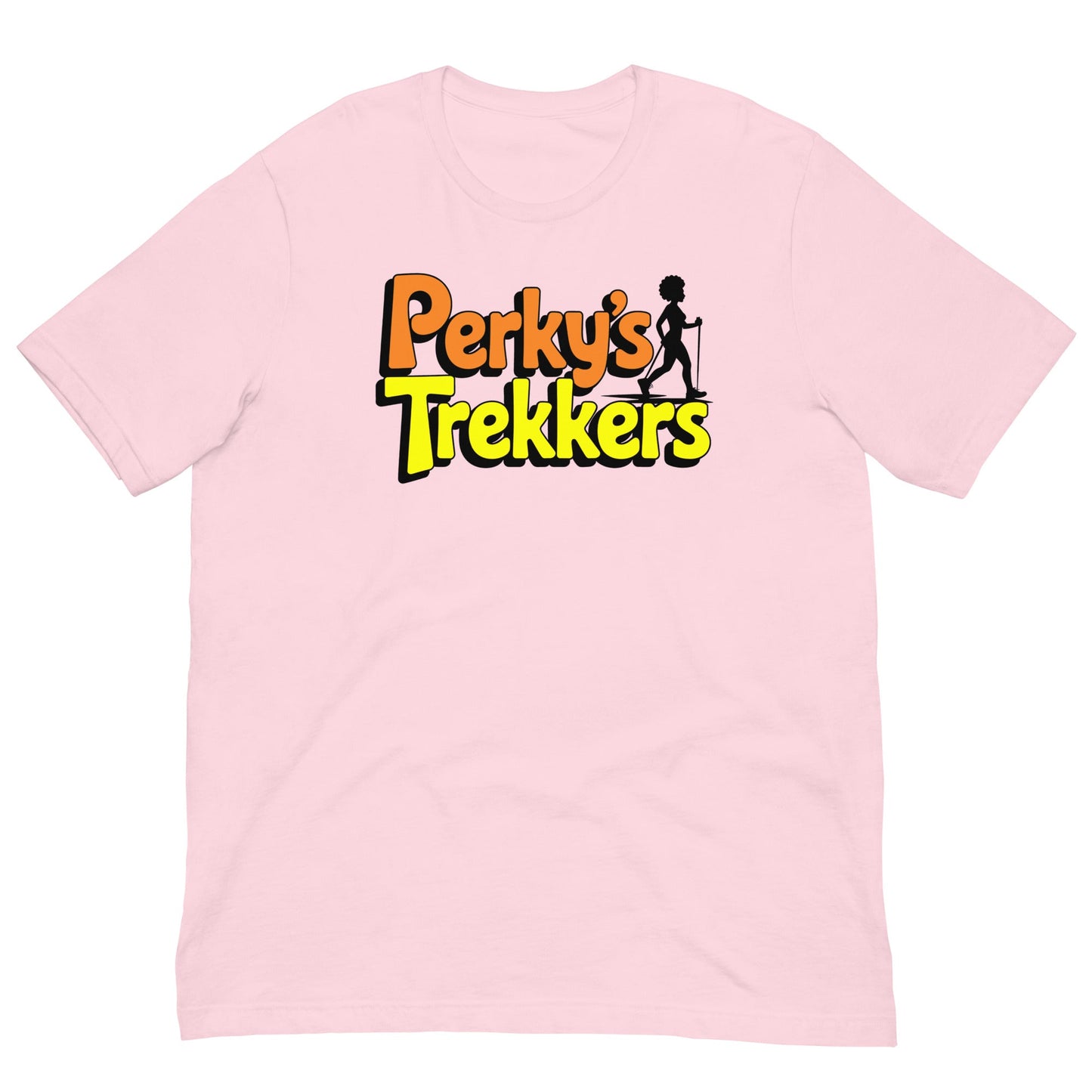 Unisex Perky's Trekkers T-Shirt - Bold Black Apparel