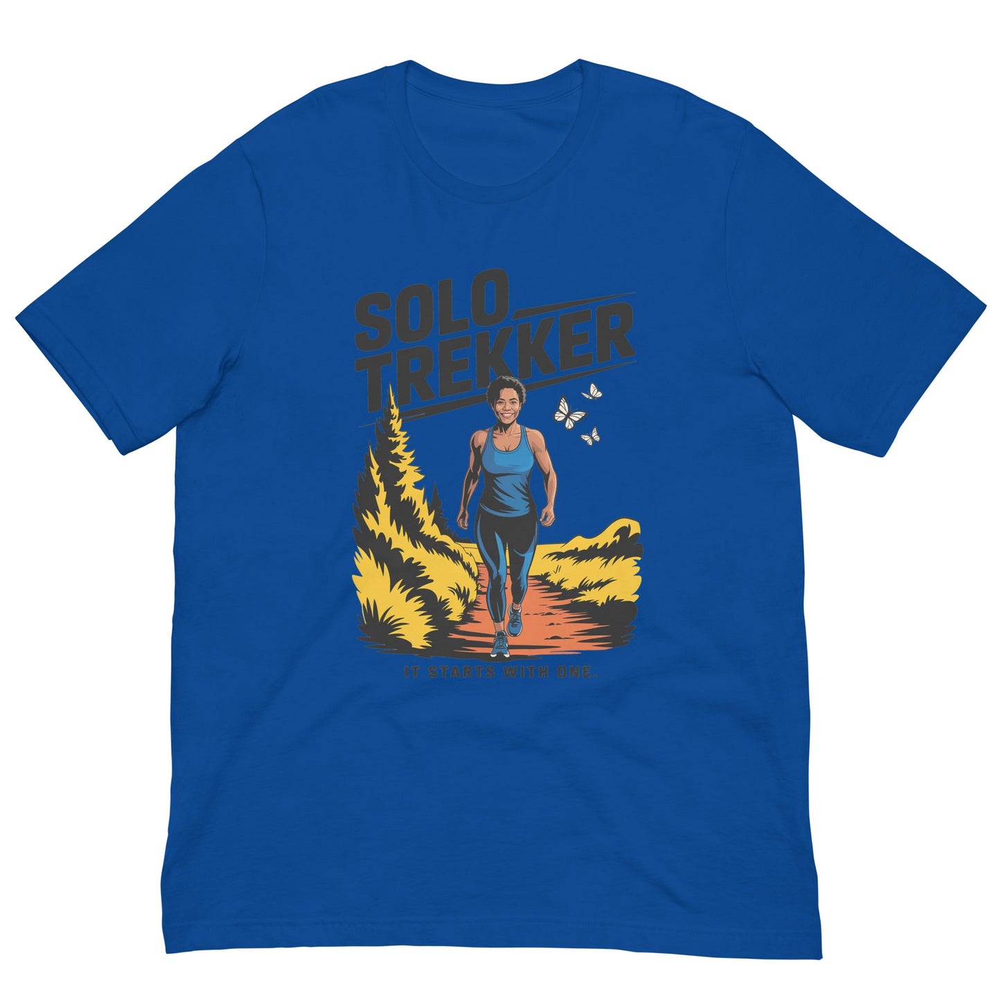 Unisex Solo Trekker Bold T-Shirt - Bold Black Apparel