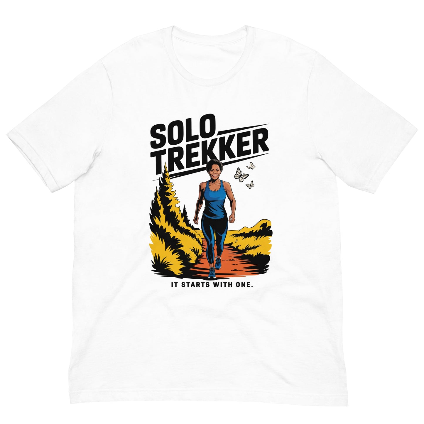 Unisex Solo Trekker Bold T-Shirt - Bold Black Apparel