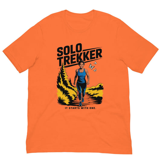 Unisex Solo Trekker Bold T-Shirt - Bold Black Apparel