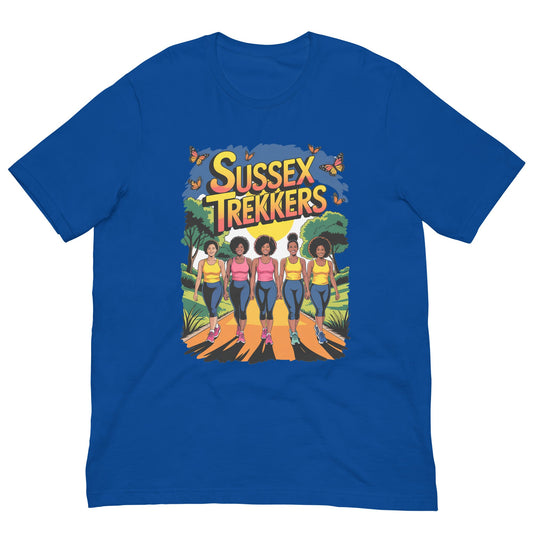 Unisex Sussex Trekkers T-Shirt - Bold Black Apparel