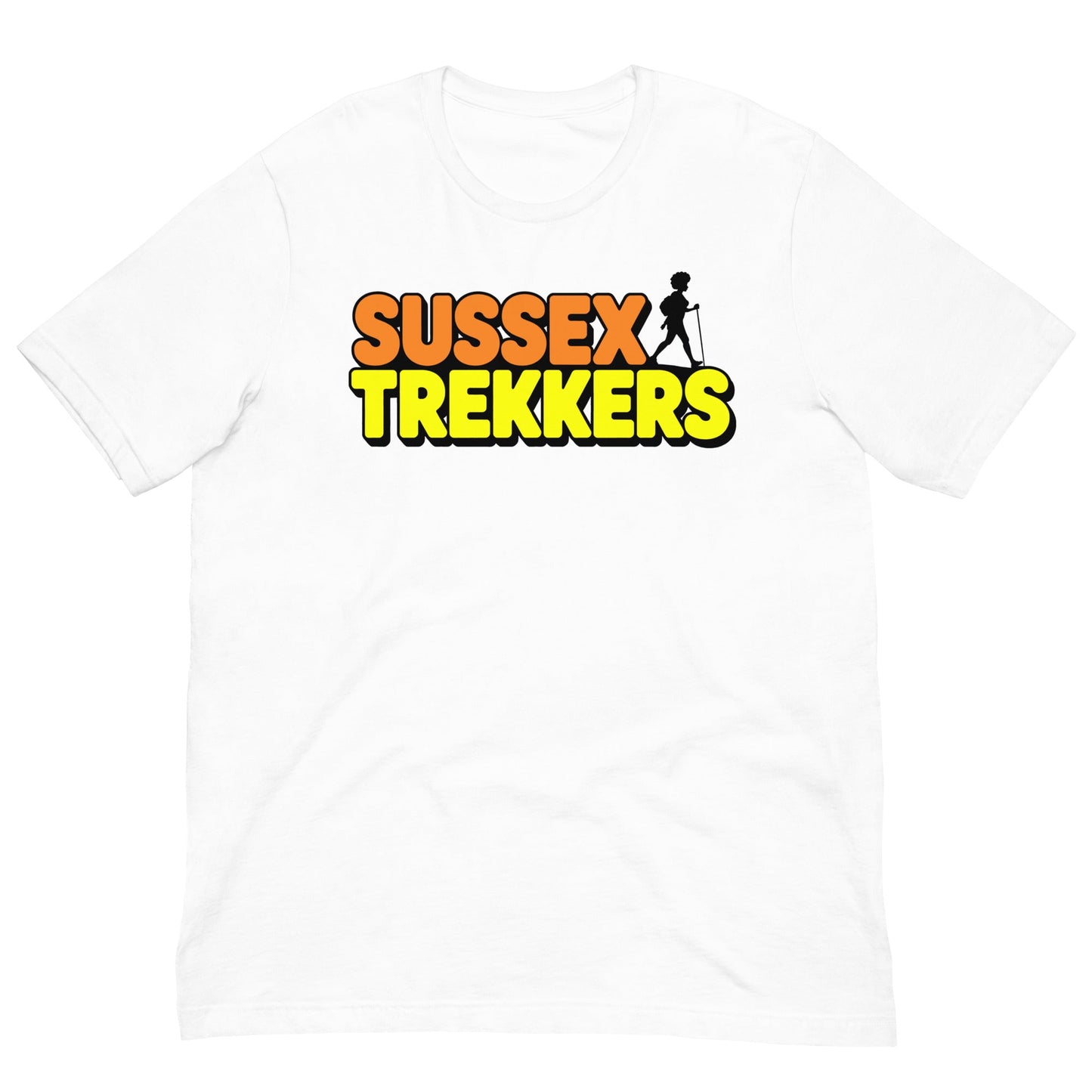 Unisex Sussex Trekkers T-Shirt - Bold Black Apparel