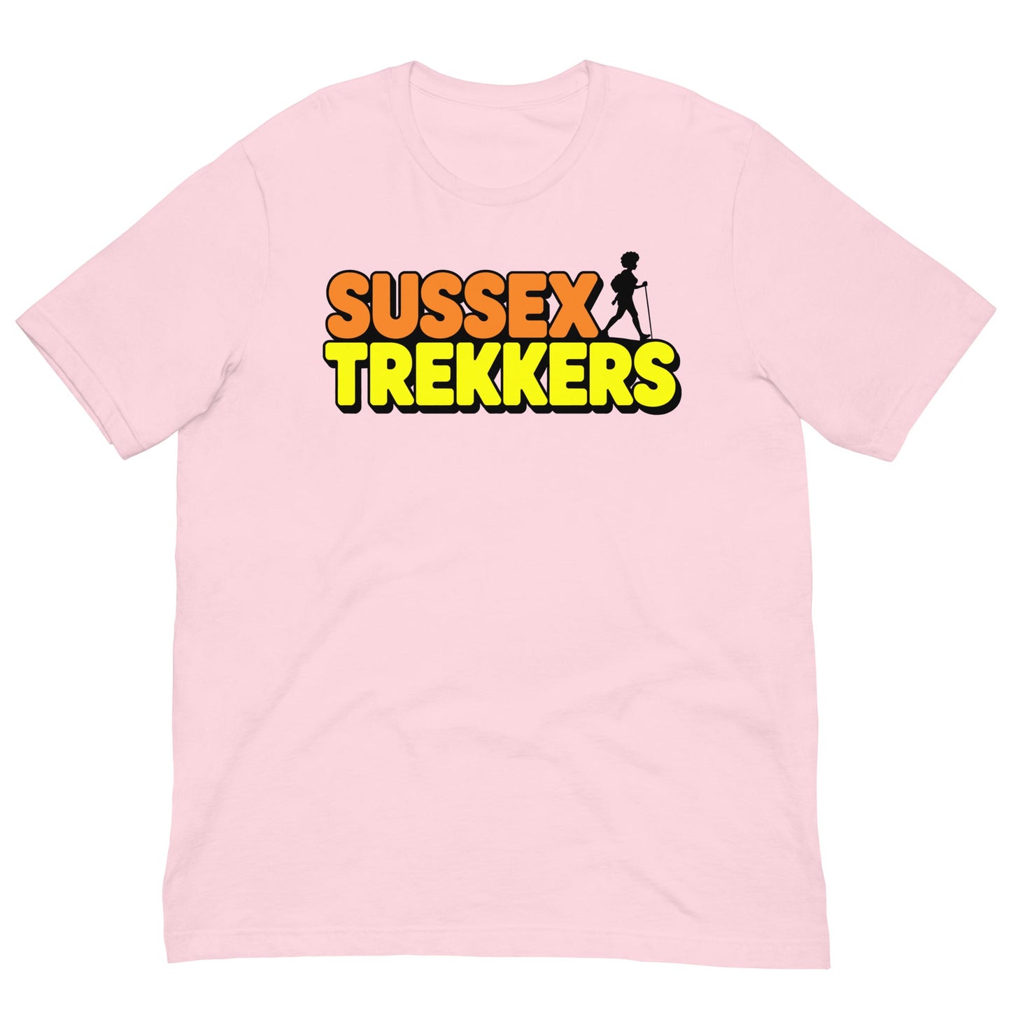 Unisex Sussex Trekkers T-Shirt - Bold Black Apparel