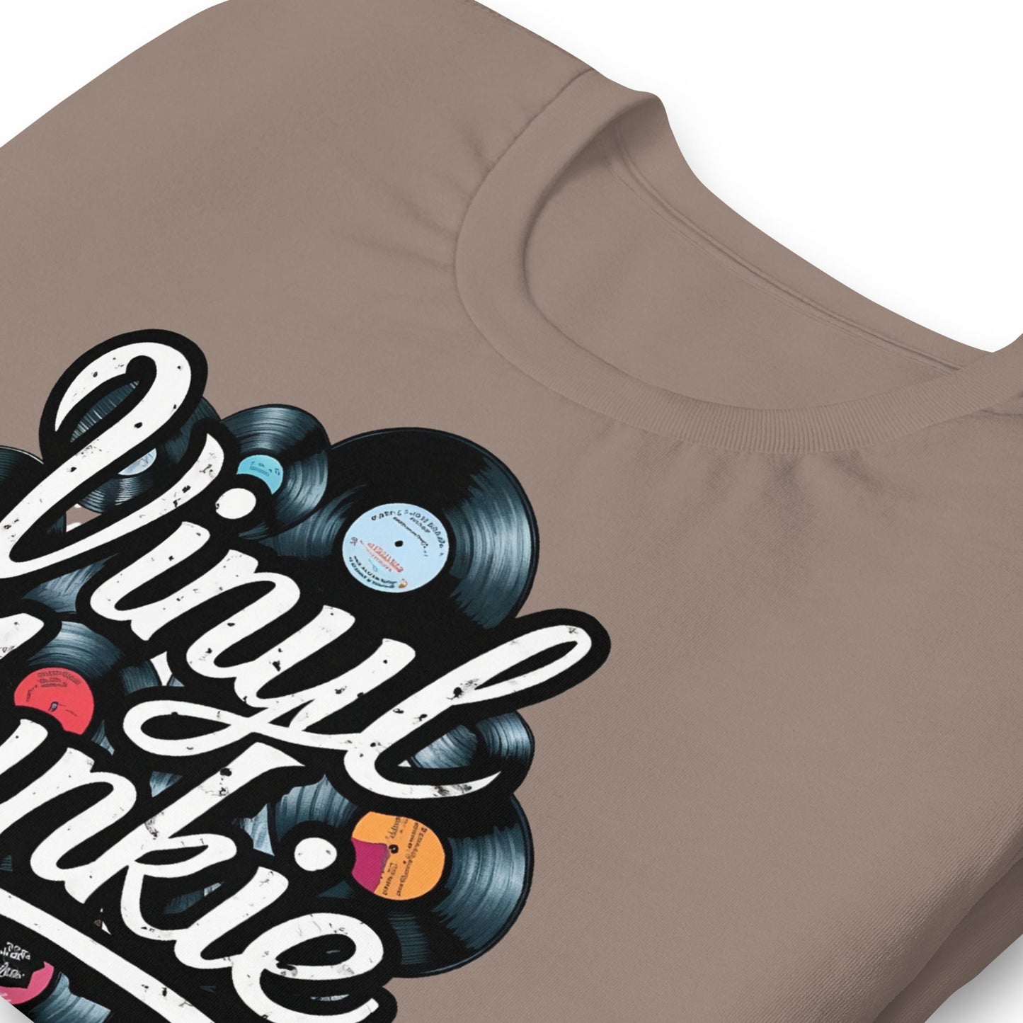 Vinyl Junkie T-Shirt - Bold Black Apparel