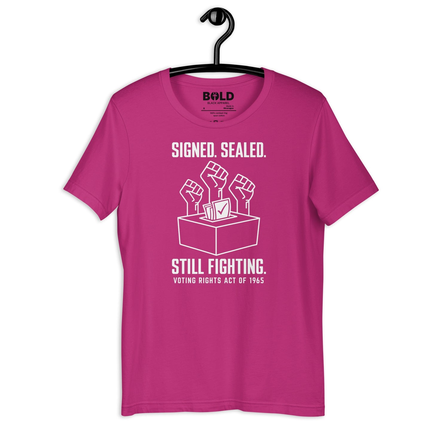 Voting Rights Act T-Shirt - Bold Black Apparel