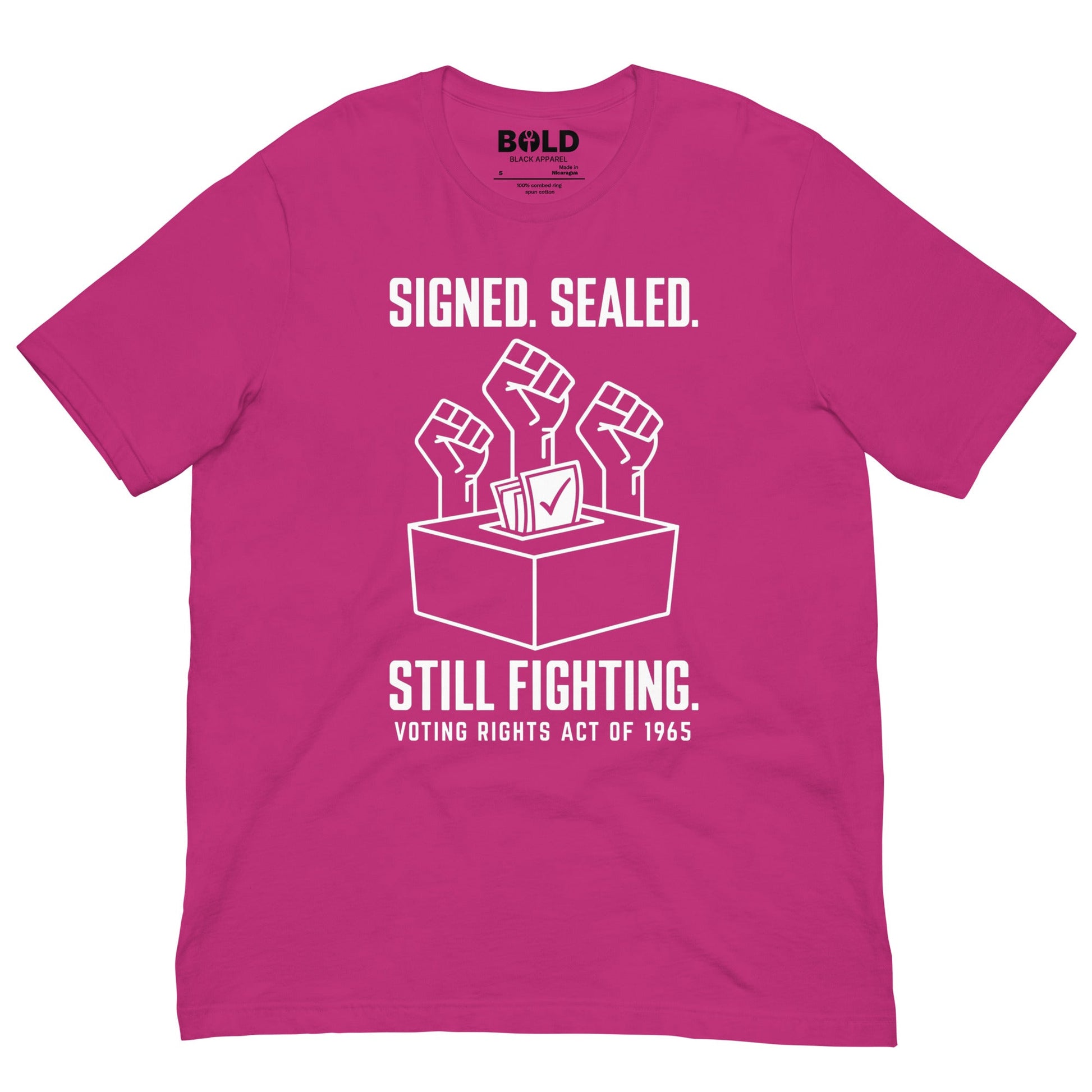 Voting Rights Act T-Shirt - Bold Black Apparel