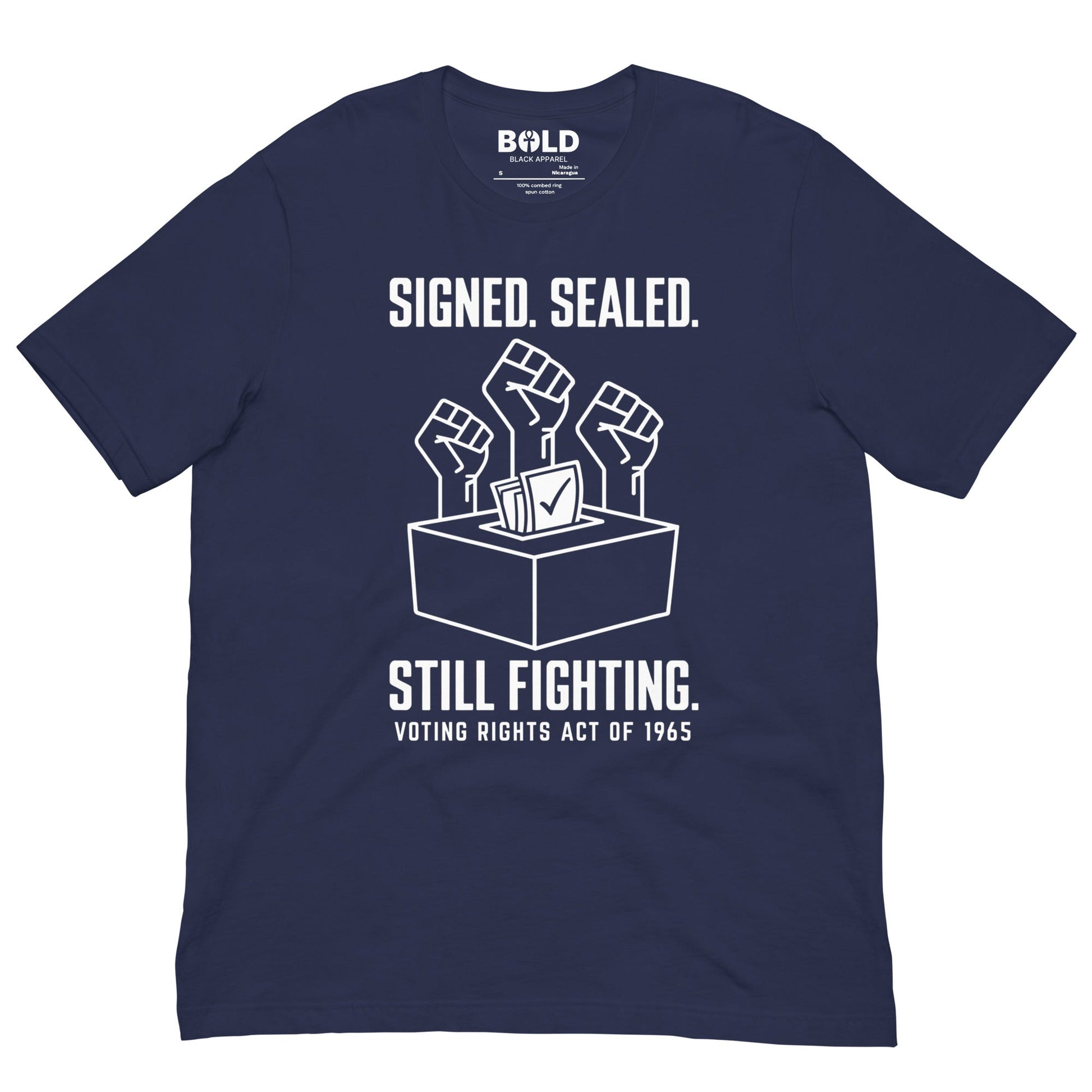 Voting Rights Act T-Shirt - Bold Black Apparel