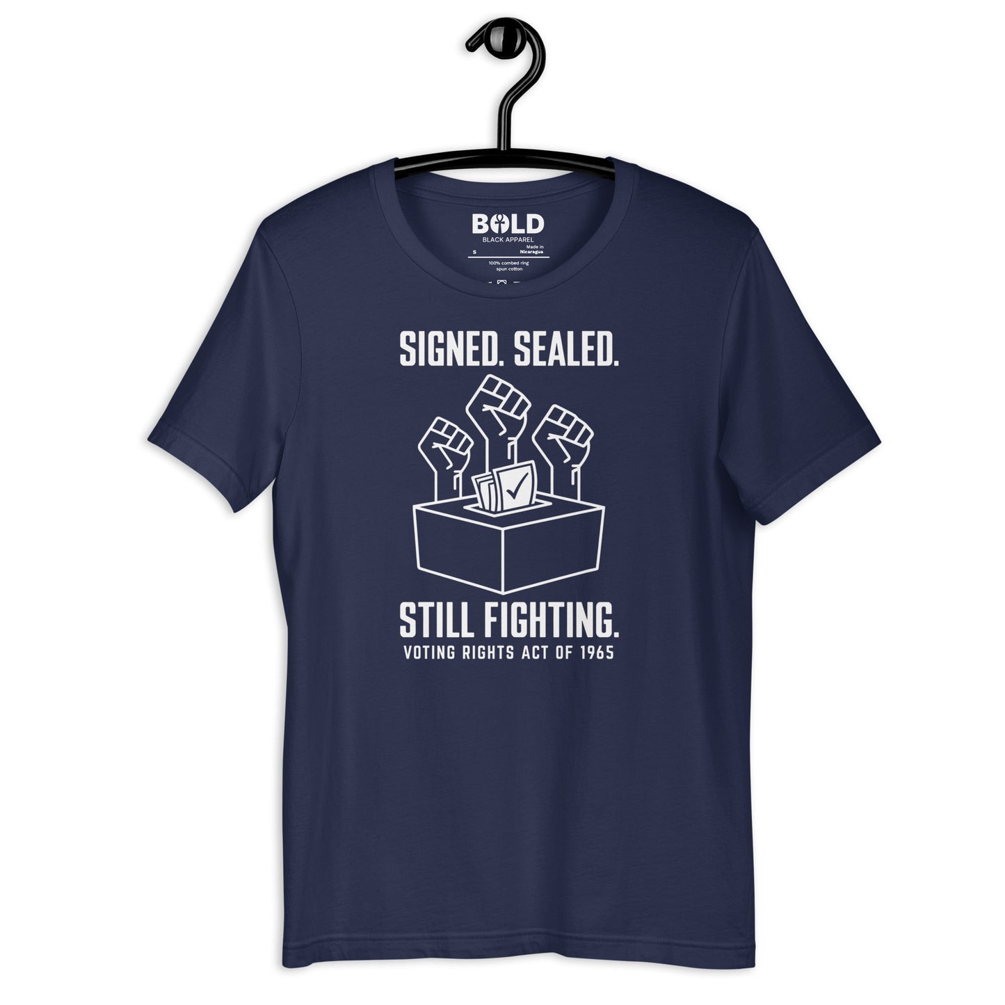Voting Rights Act T-Shirt - Bold Black Apparel