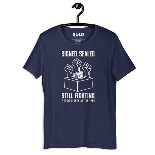 Voting Rights Act T-Shirt - Bold Black Apparel
