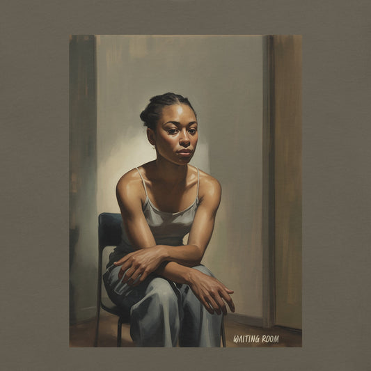 Waiting Room T-Shirt - Bold Black Apparel