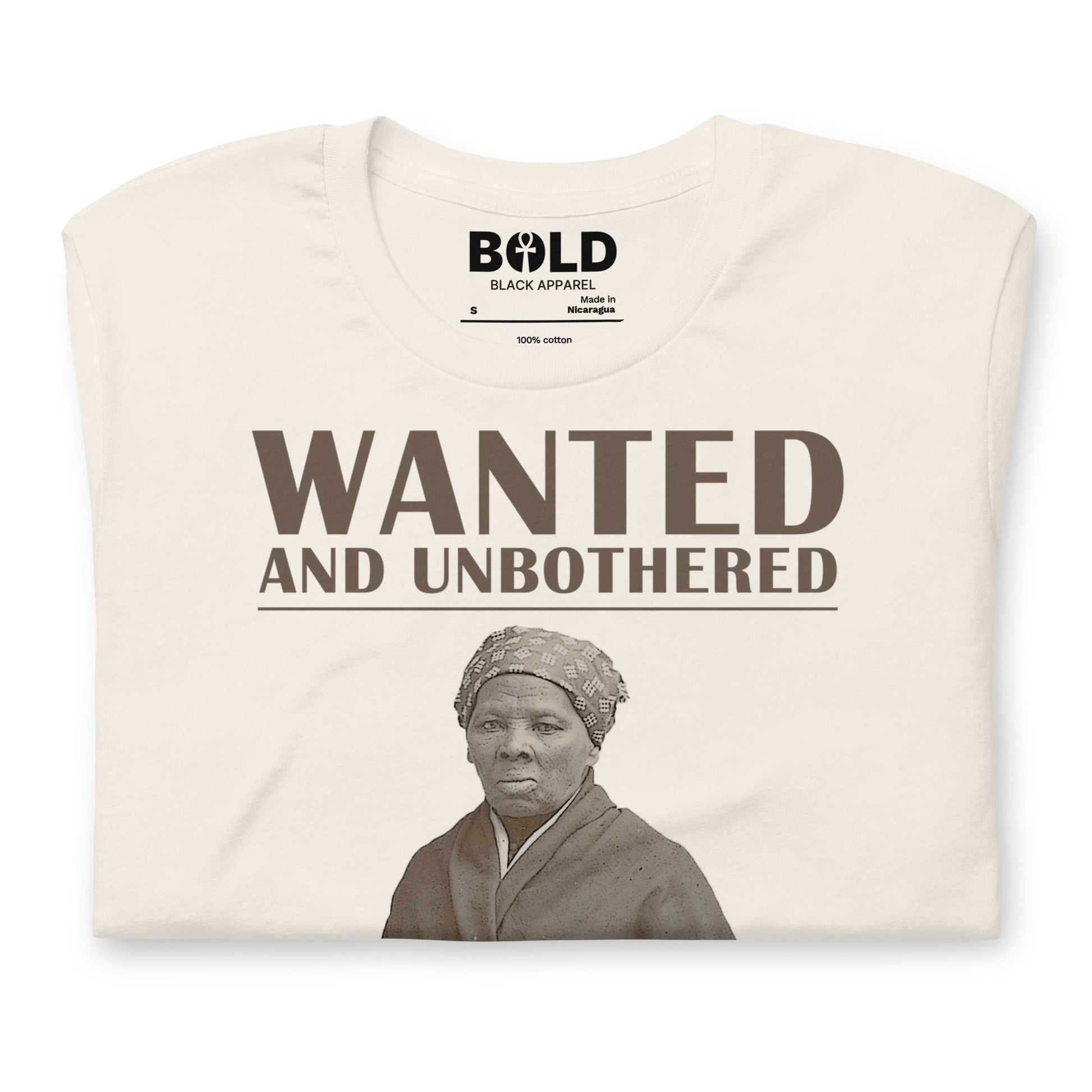Wanted & Unbothered Harriet Tubman T-Shirt - Bold Black Apparel