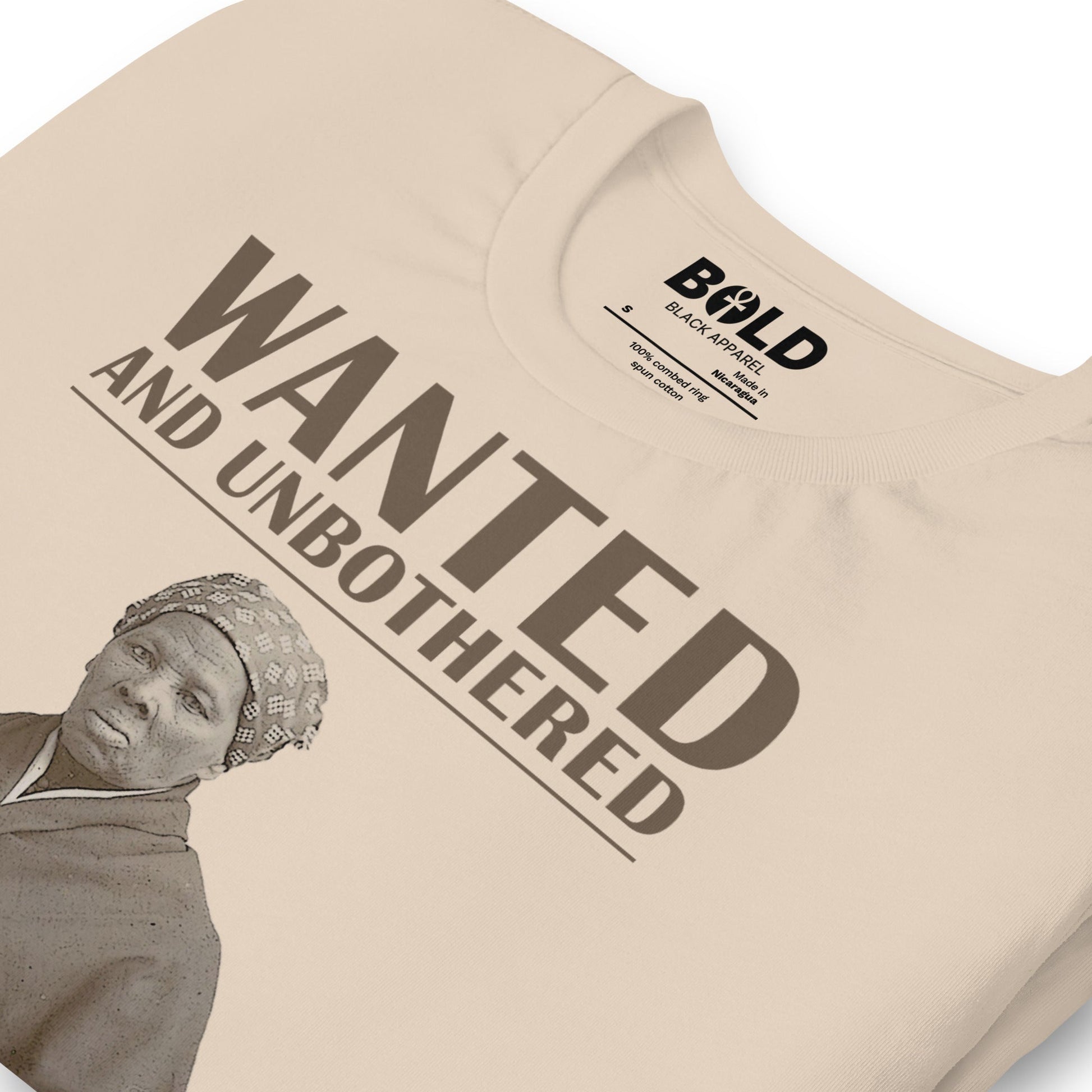 Wanted & Unbothered Harriet Tubman T-Shirt - Bold Black Apparel