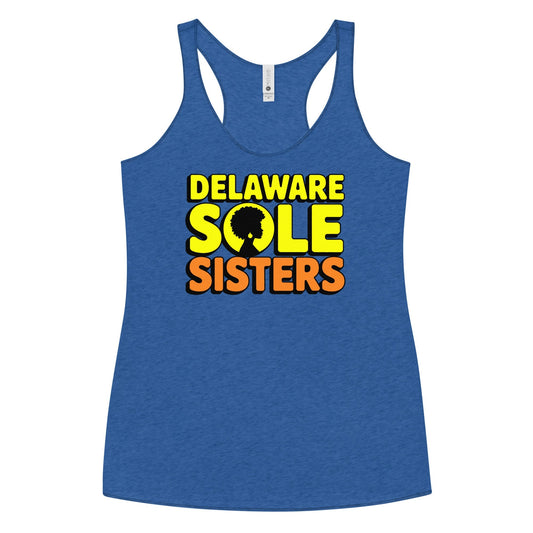 Women's Delaware Sole Sisters Tank - Bold Black Apparel