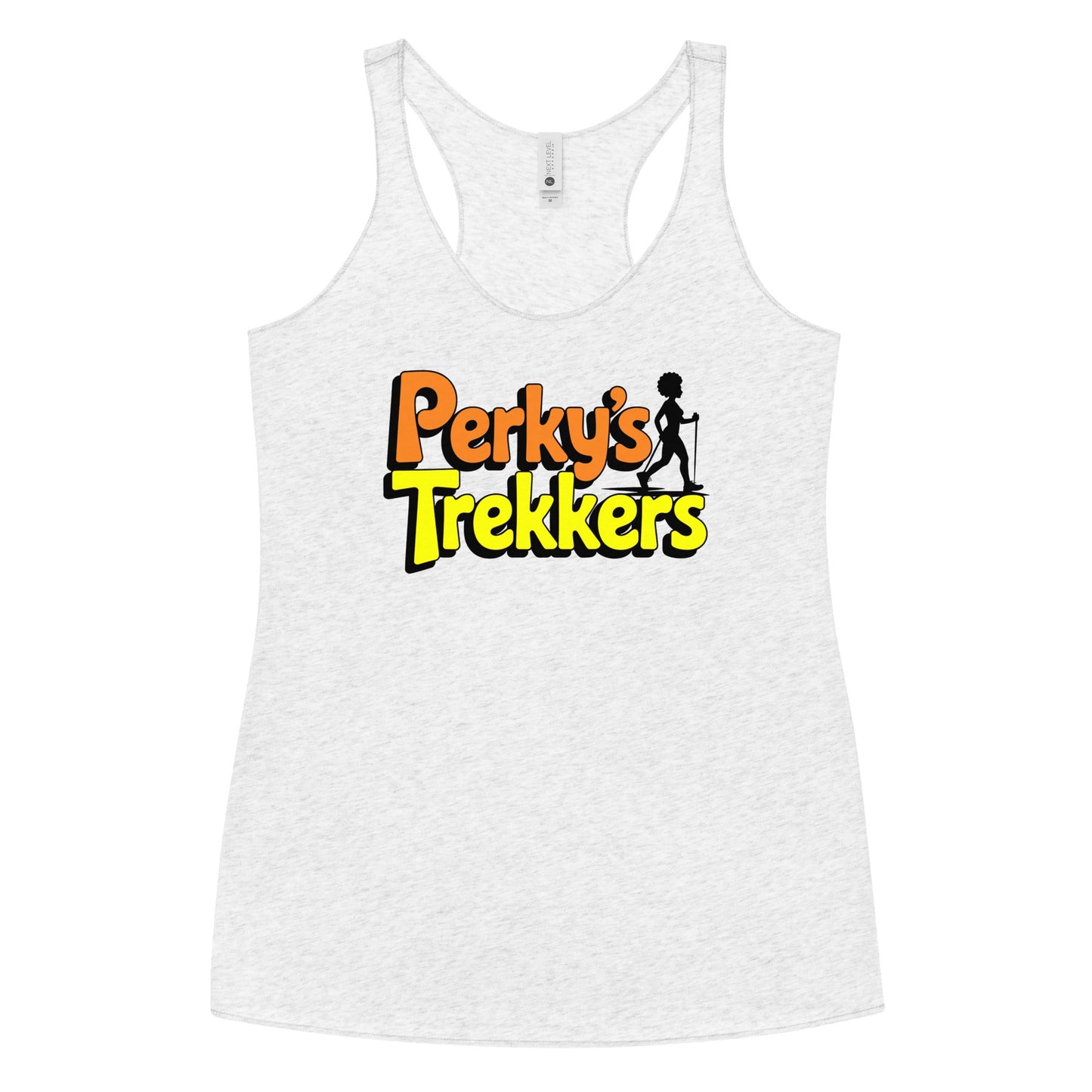 Women's Perky's Trekkers Tank - Bold Black Apparel