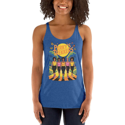 Women's Perky's Trekkers Trail Tank - Bold Black Apparel