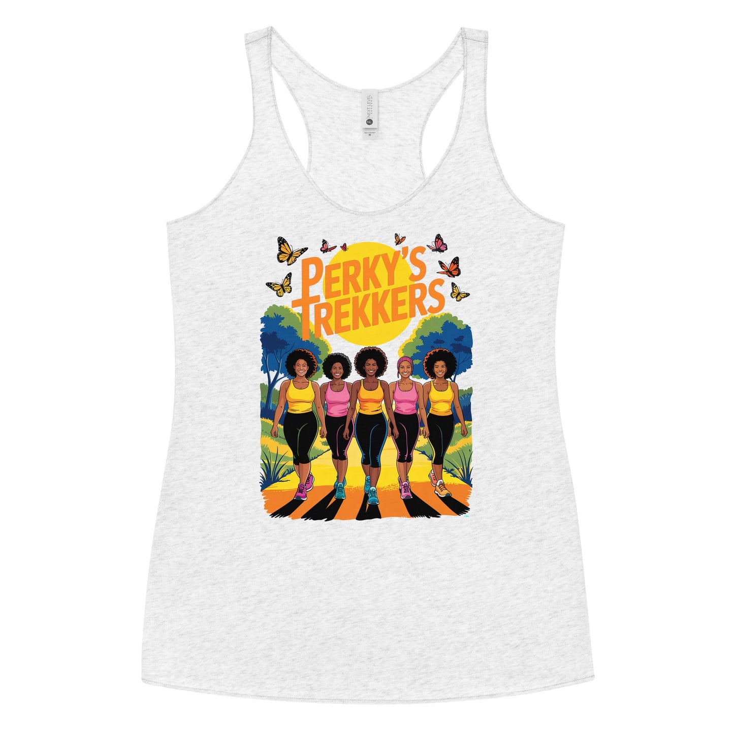Women's Perky's Trekkers Trail Tank - Bold Black Apparel