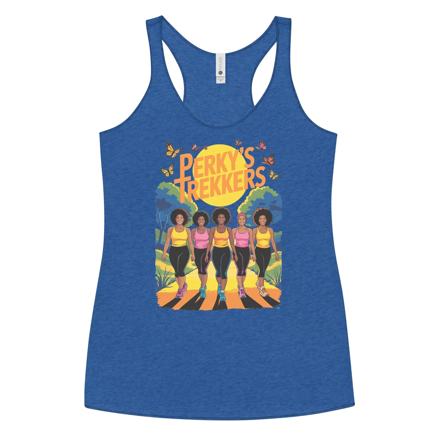 Women's Perky's Trekkers Trail Tank - Bold Black Apparel