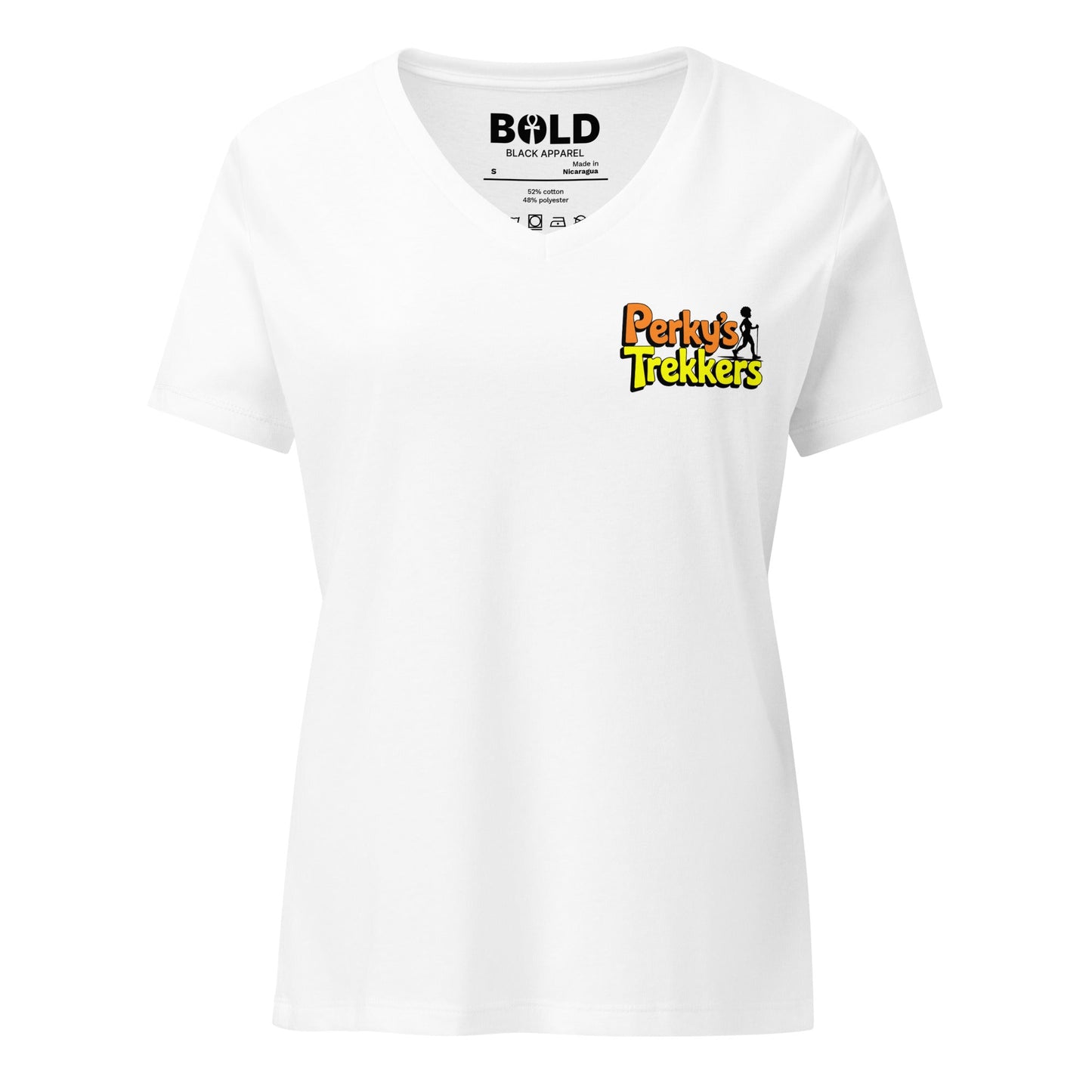 Women's Perky's Trekkers V - Neck - Bold Black Apparel