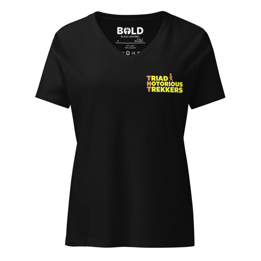 Women's Triad Notorious Trekkers V - Neck - Bold Black Apparel