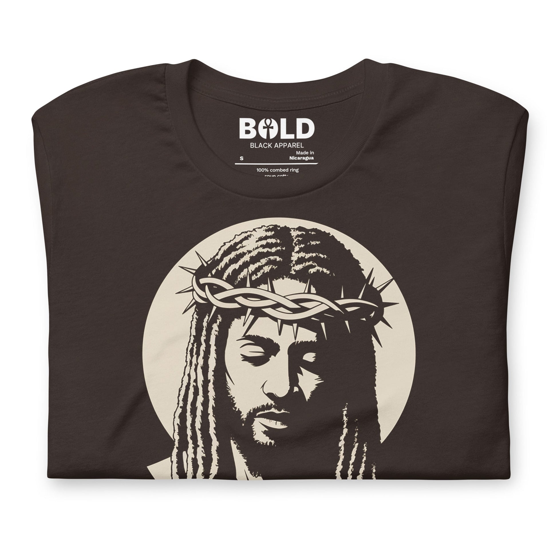 YESHUA He Saves T-Shirt - Bold Black Apparel
