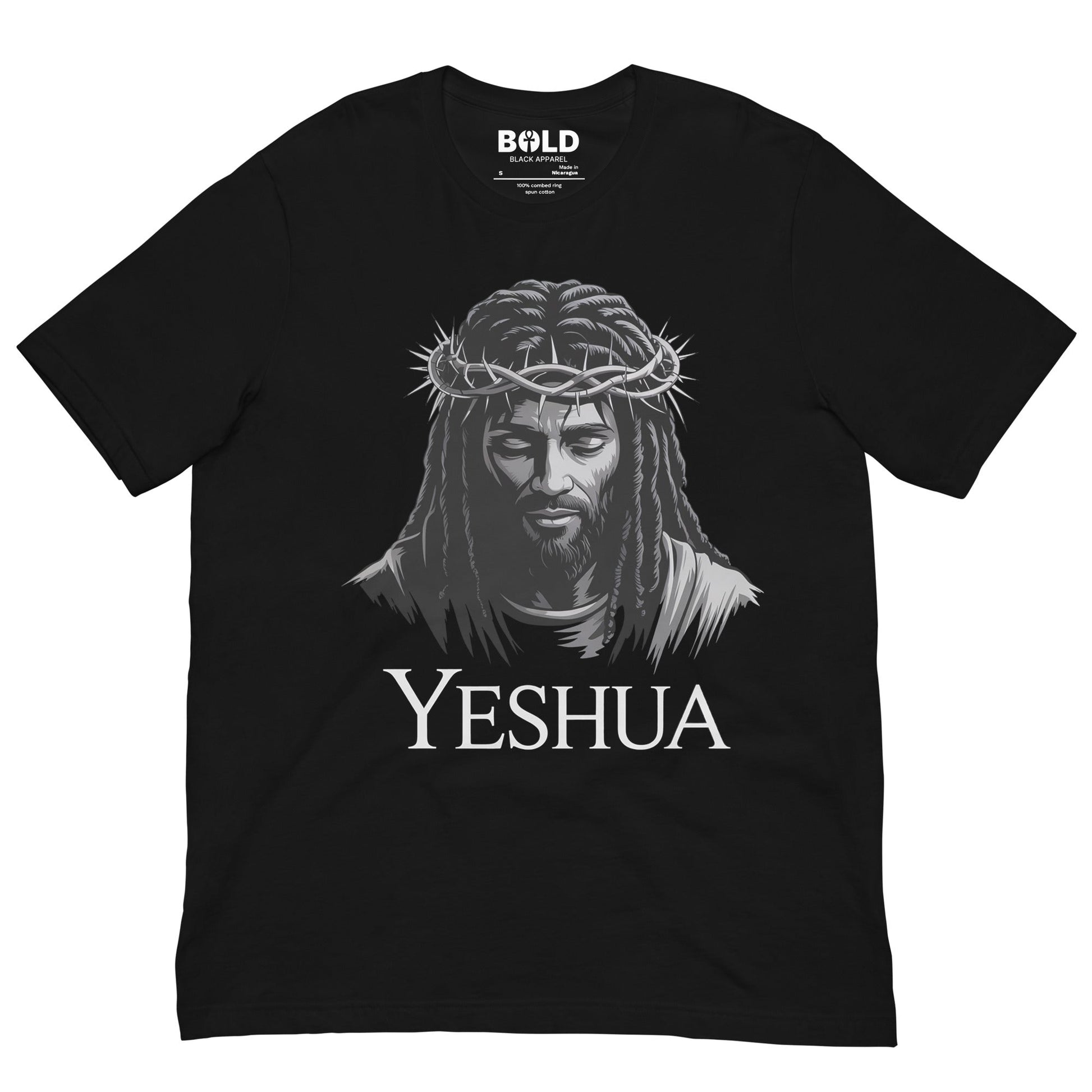YESHUA T-Shirt - Bold Black Apparel