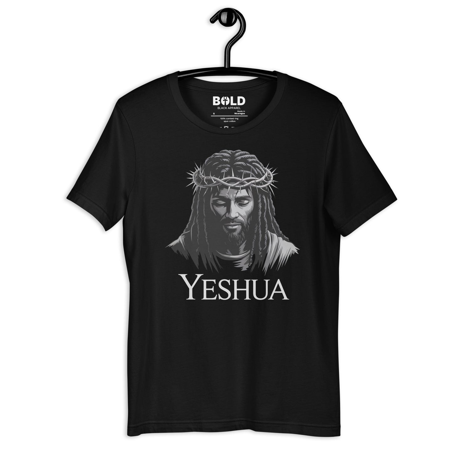YESHUA T-Shirt - Bold Black Apparel
