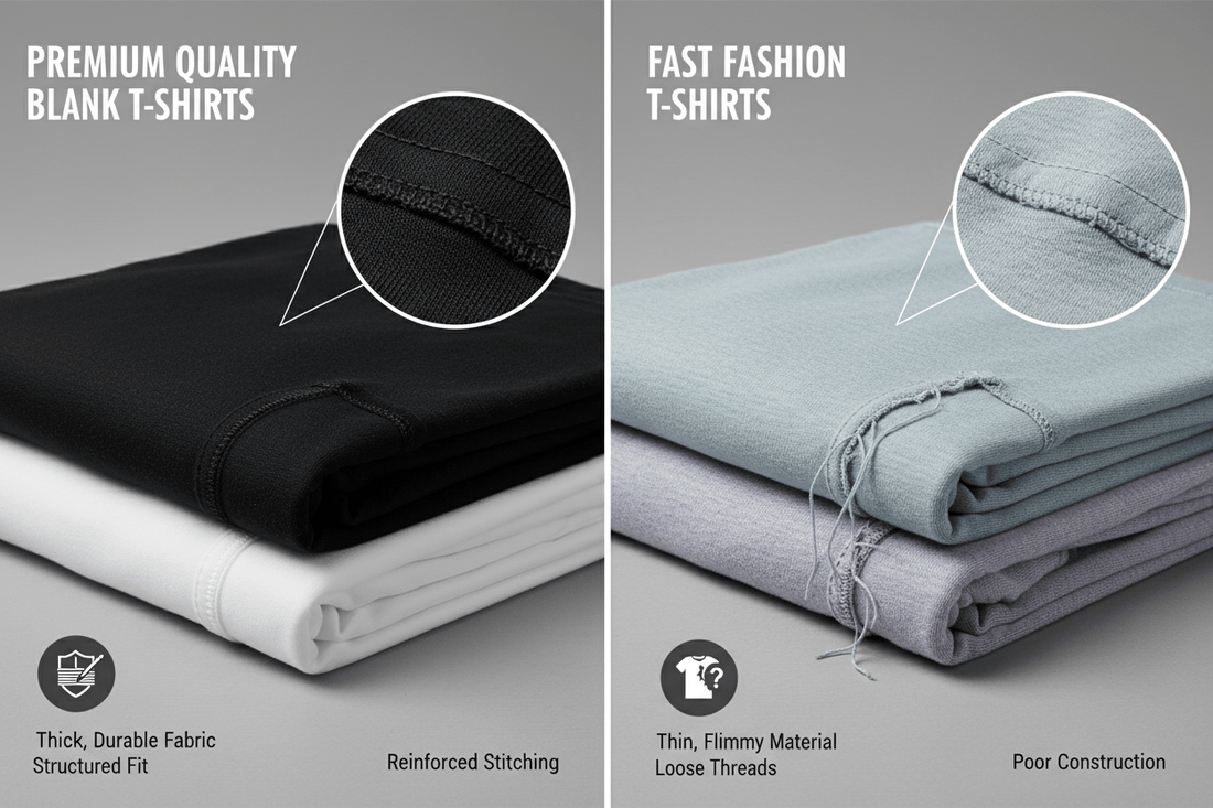 Bella Canvas vs Fast Fashion Black Culture Tees - Bold Black Apparel