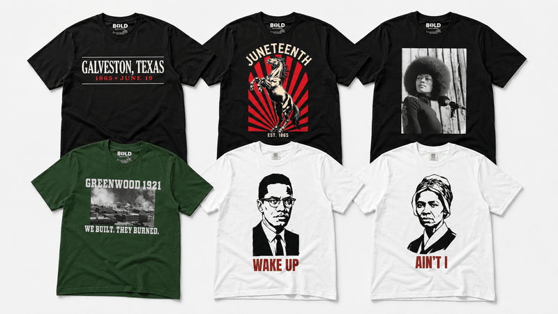 Black History T-Shirts With Meaning - Bold Black Apparel