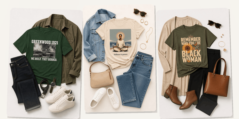 How to Style Black Culture T-Shirts - Bold Black Apparel
