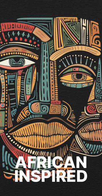 African Inspired T-Shirts | African Art & Symbolism Tees – Page 2 ...