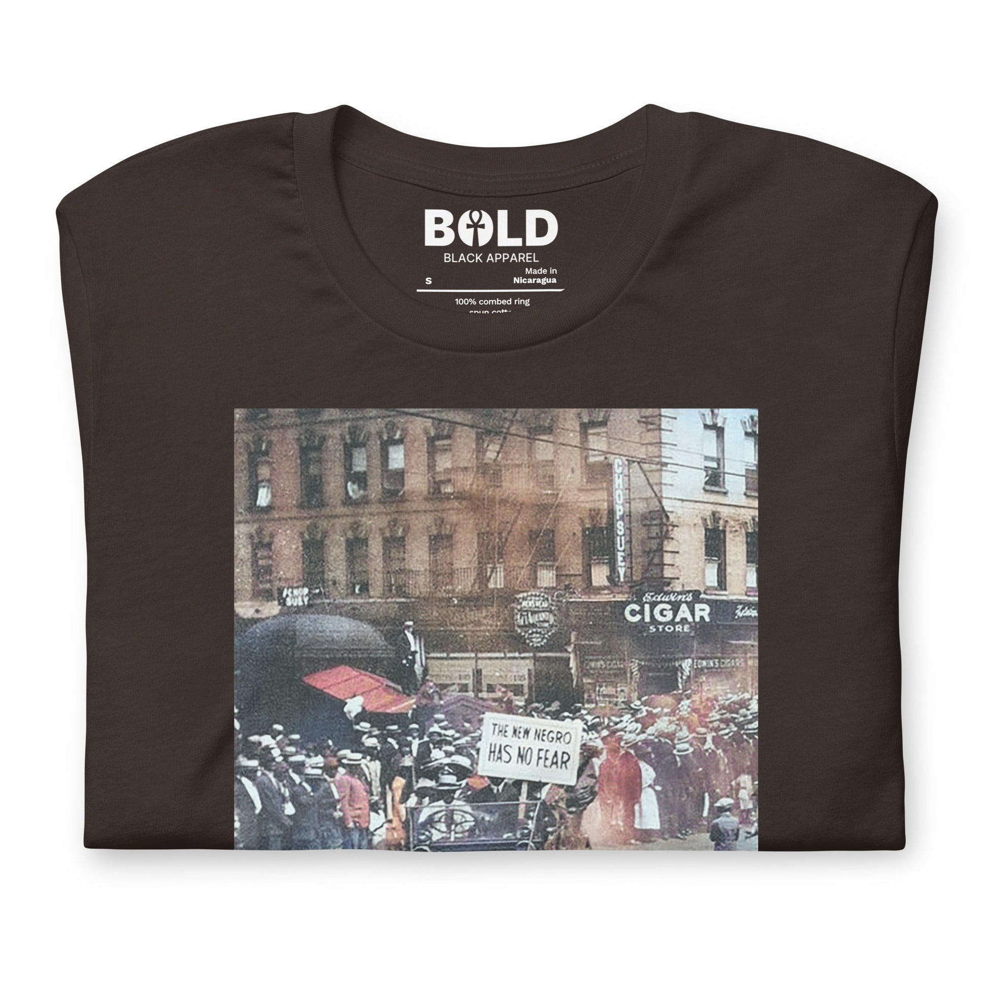 1917 Silent Protest Parade in Harlem T-Shirt - Bold Black Apparel