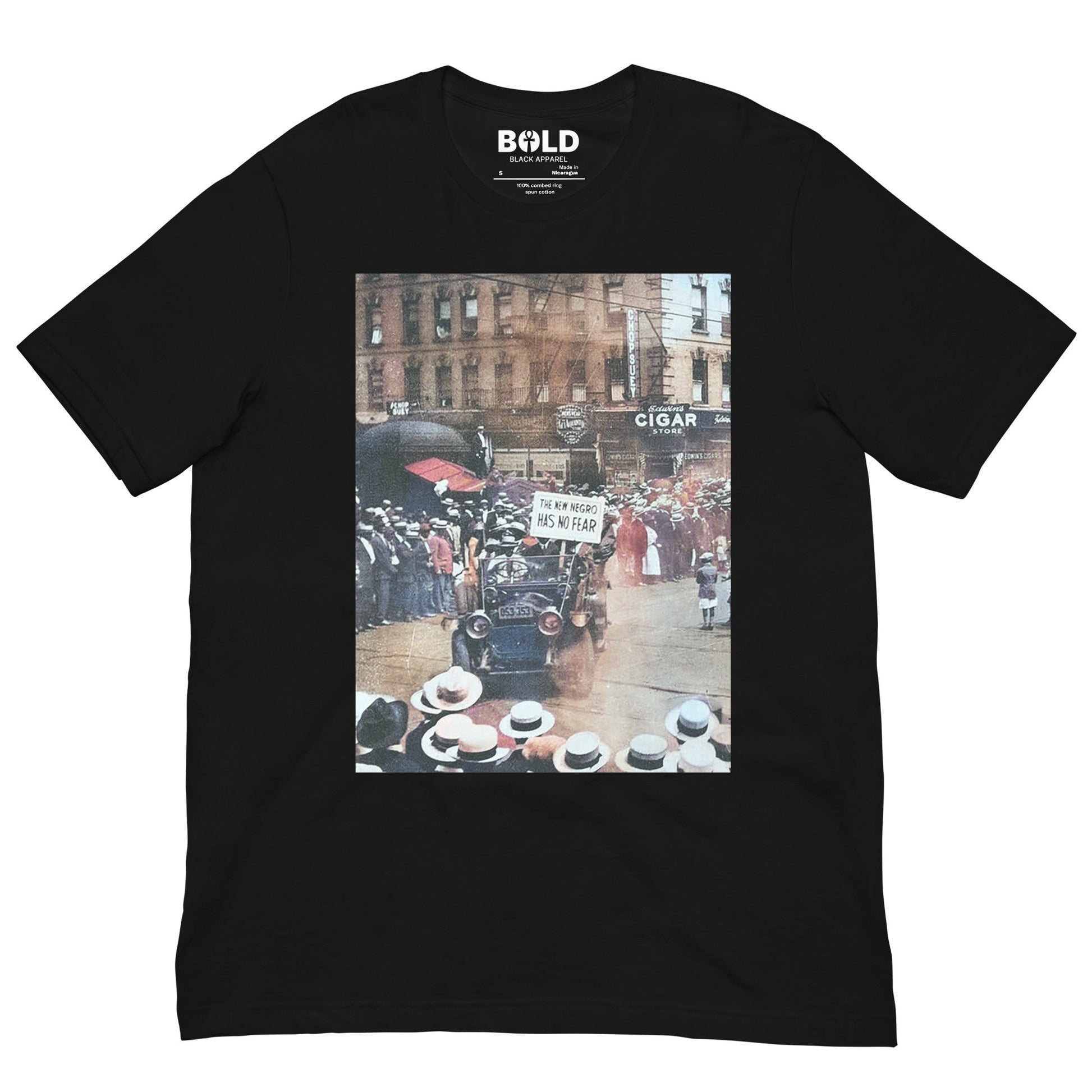 1917 Silent Protest Parade in Harlem T-Shirt - Bold Black Apparel